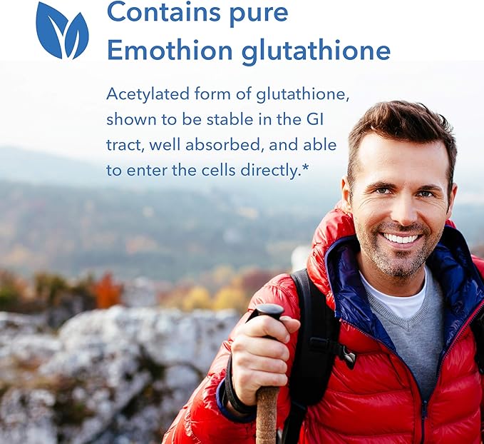 Allergy Research Group Acetyl-Glutathione - S-Acetyl-L-Glutathione Well Absorbed Oral Immune Support 300 mg Supplement - 60 Count