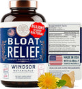 Bloat Relief Probiotic and Digestive Enzymes - Anti Bloating Turmeric Fennel Bromelain IBS Supplement - Detox Debloat Capsules Gas - Bloating Relief for Women and Men - 30 Gut Health Pills