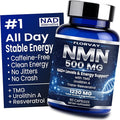 Clean Stable Energy NMN Supplement – No Crash or Jitters NAD+ Complex with Resveratrol TMG &amp Urolithin A – Non-Stimulant Daily Energy Support for Women &amp Men – 60 Capsules