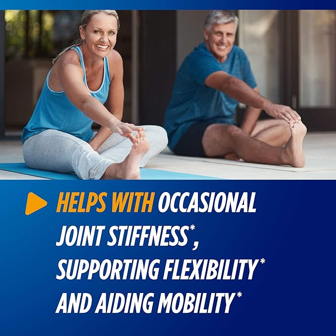 Osteo Bi-Flex Triple Strength Glucosamine Supplement with Magnesium Improve Joint Function Helps Leg Cramps and Muscle Function 80 Coated Tablets