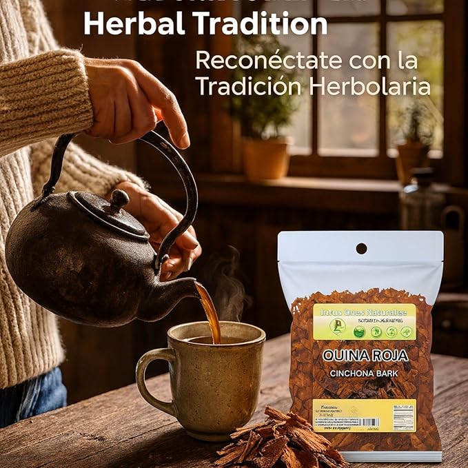 Quina Roja Herbal Tea (Red Cinchona Bark) – 3 Pack Value Set (4 oz Each / 12 oz Total) – 100% Natural Vegan Non-GMO Gluten-Free Wildcrafted Herbal Tea – Authentic Loose Leaf Infusion – by Bexperts