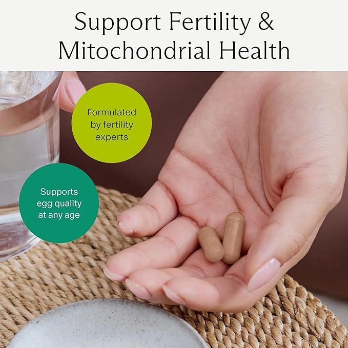Needed. Egg Quality Support - Optimally Formulated Antioxidants Supplement for Egg Quality - Fertility Support - Fertility Supplement for Women - 60 Capsules - 30 Day Supply