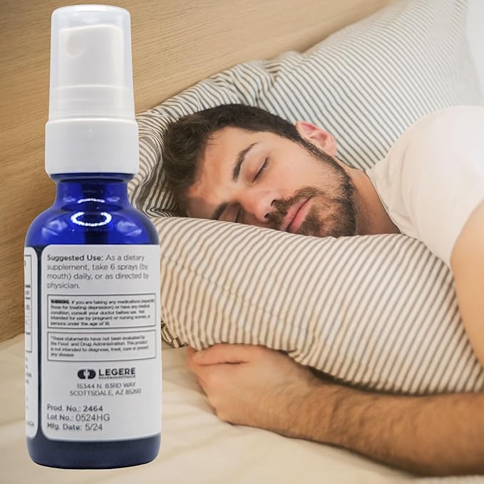 5-HTP Plus GABA B6 L-Carnitine Supplement Spray 1 fl oz. Supports Sleep and Relaxation.