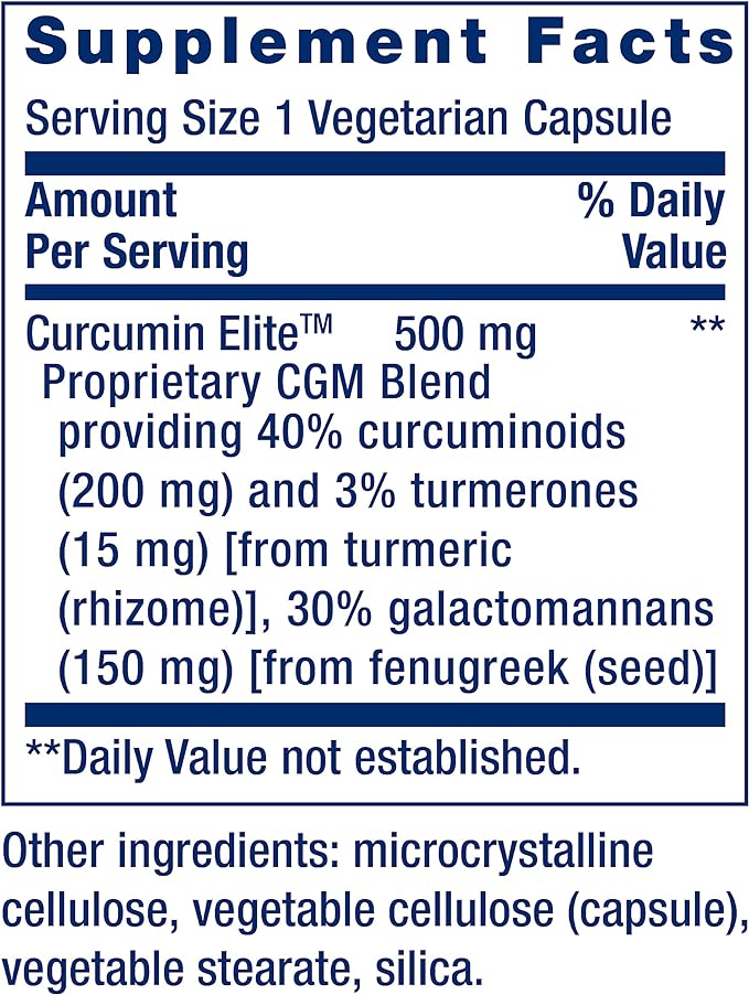 Life Extension Curcumin Elite Turmeric Extract Promotes a Healthy inflammatory Response &amp One-Per-Day Multivitamin – Packed with Over 25 Vitamins