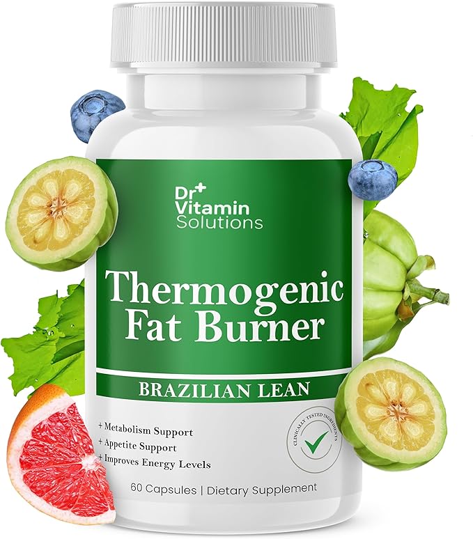 DR VITAMIN SOLUTIONS Thermogenic Fat Burner and GLP-1 Probiotic Appetite Suppressant 90 Capsules
