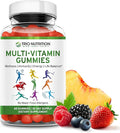 TRIO NUTRITION Daily Multivitamin Gummies for Men &amp Women - Natural Fruit Flavor with Essential Vitamins A B C D E &amp Zinc - No Major Allergens Immune Support &amp Energy Boost Supplement