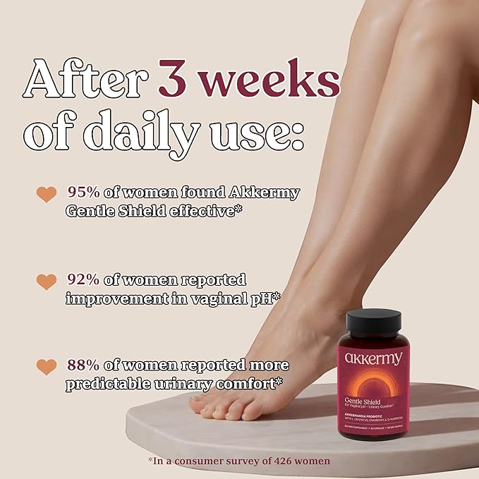 Vaginal Probiotics for Women with Akkermansia L. Crispatus Cranberry Pills &amp D-Mannose - Supports Vaginal pH Balance for Women UTI Support &amp BV Prevention - 60 Day Supply | USA Made