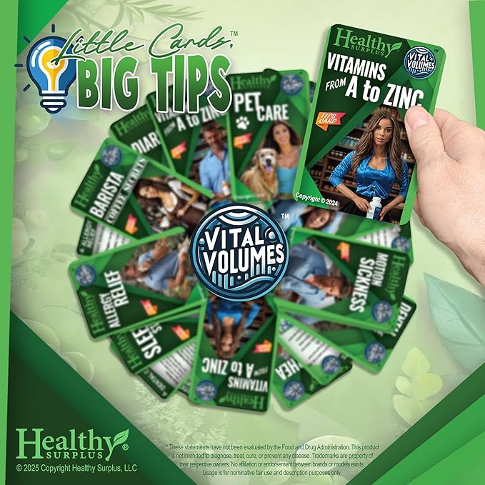Vital Volumes Tips Card and Equate Creatine Monohydrate - 15.87 Oz (450g) - 5g Per Serving - 90 Servings
