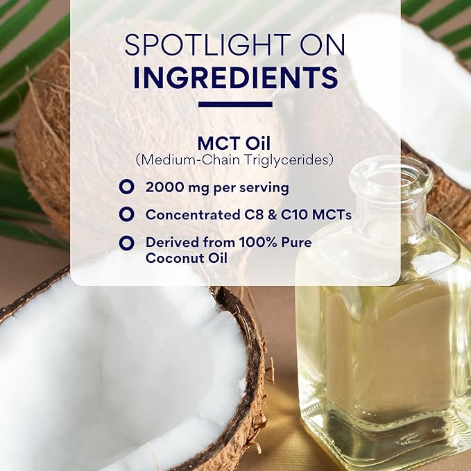 Research Verified 100% MCT Oil - 2 Fl. Oz. - 3 Bottles - Vegan Friendly