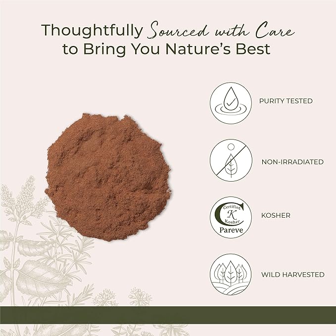 Starwest Botanicals Cat's Claw Bark Powder Wildcrafted - Dried Cat's Claw Herb for Tea Herbal Blends Smoothies &amp Baking Certified Kosher - Bulk 1 lb Bag