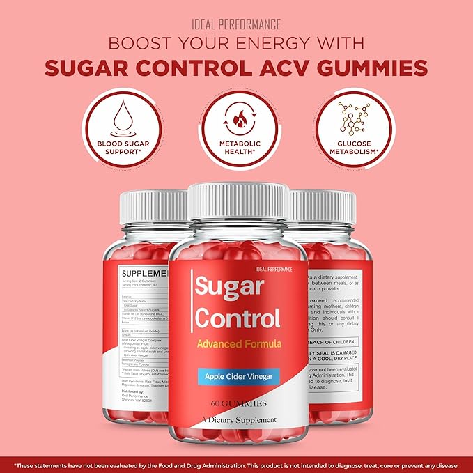 Sugar Control Gummies Sugar Controls Supplements Gummy - Maximum Strength All Natural Healthy Circulation &amp Stable Levels Premium SugarControl Health Support Reviews (5 Pack)