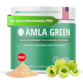 Amla Powder &amp Decaf Green Tea Superfood Supplement 20x Ultra Concentrated Amla Oolong Tea and Indian Gooseberries Organic Vegan 90 Servings