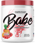 Bucked Up Babe Pre Workout Powder for Women | Fruit Punch | 6g Citrulline 2g Beta-Alanine 100mg Hyaluronic Acid 5mg Biotin and 5 Other Registered trademarked Ingredients | 30 Servings | 13 OZ
