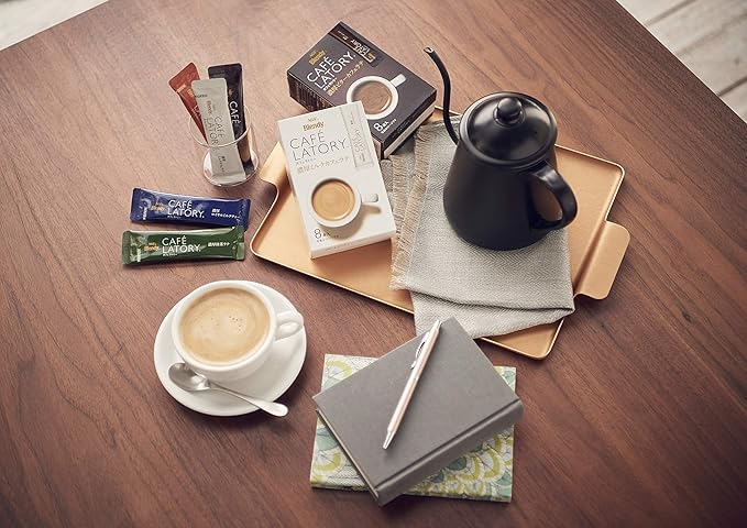 AGF Blendy Cafe Ratory Thick Caramel Macchiato 18 Bottles x 3 Boxes - Tokyo Sakura Mall