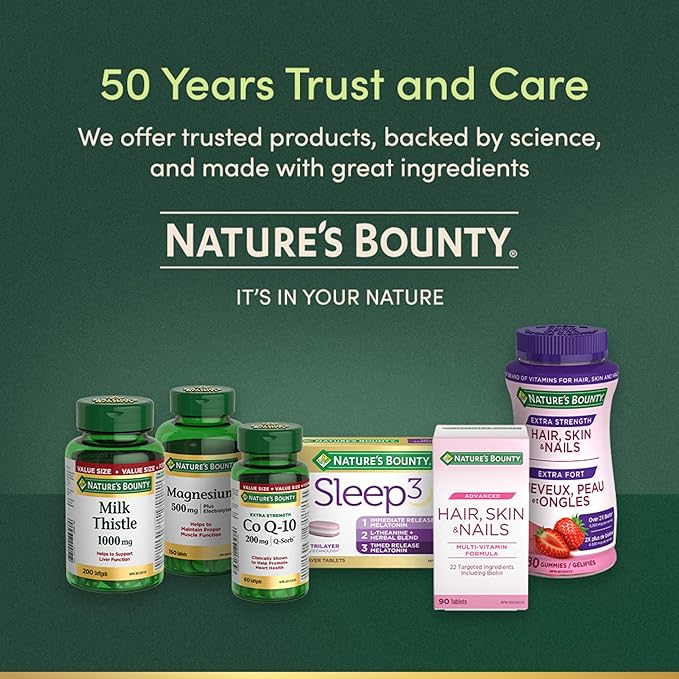 Nature's Bounty Magnesium Citrate 200 mg 75 Tablets