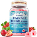 Calcium Citrate Vitamin D3 1000IU Gummies for Women &amp Men Sugar Free Bone Health Complex with Calcium Magnesium Zinc Potassium &amp B6 High Absorption Teeth Leg Cramp &amp Nerve Health Ve