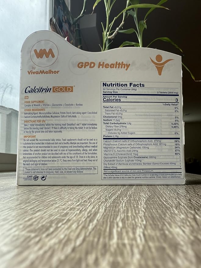 Soy Sano Calcitrin Gold Dietary Supplement Mobility Reinforcement 60 Tablets