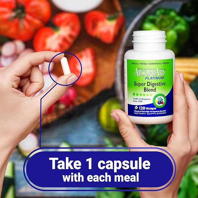 Absorbaid Platinum Super Digestive Blend 120 Count