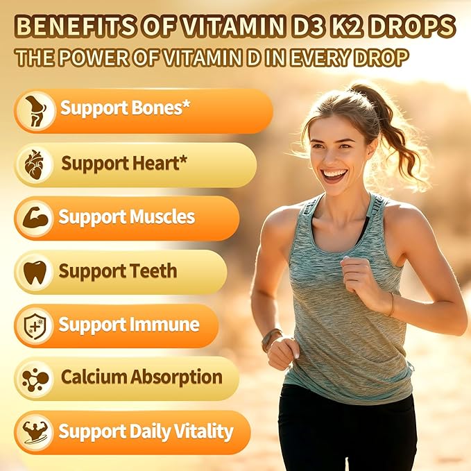 VivoNu Vitamin D3 K2 10000 IU with MK7-300 Virgin Coconut Oil Softgels 2 in 1 Vitamins D &amp K Complex | Vitamina D3 con K2 ((2 Bottle))