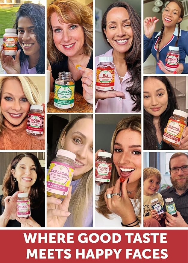 Lunakai Extra Strength 3000mcg Vitamin B12 Gummies - USA Made Delicious Daily Energy &amp Metabolism Support - Vegan B12 Methylcobalamin Supplement 60ct 3 Pack