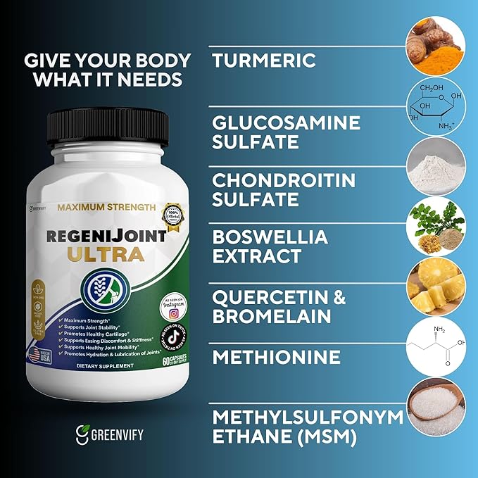 RegeniJoint Ultra Maximum Strength Joint Support Supplement (5)