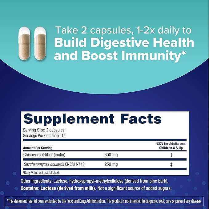 Florastor Probiotic Bundle for Digestion Gut Health – 100 ct. Probiotic for Digestive &amp Immune Health + 30 ct. Gut Boost Daily Probiotic &amp Prebiotic - Boost Good Bacteria &amp Flush Out The