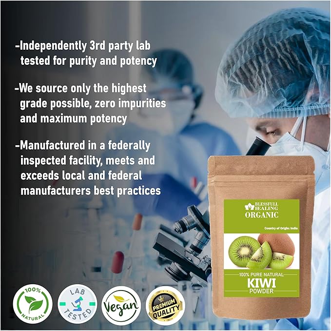 Organic Kiwi Powder 100% Pure Natural 100 Gram / 3.52 oz