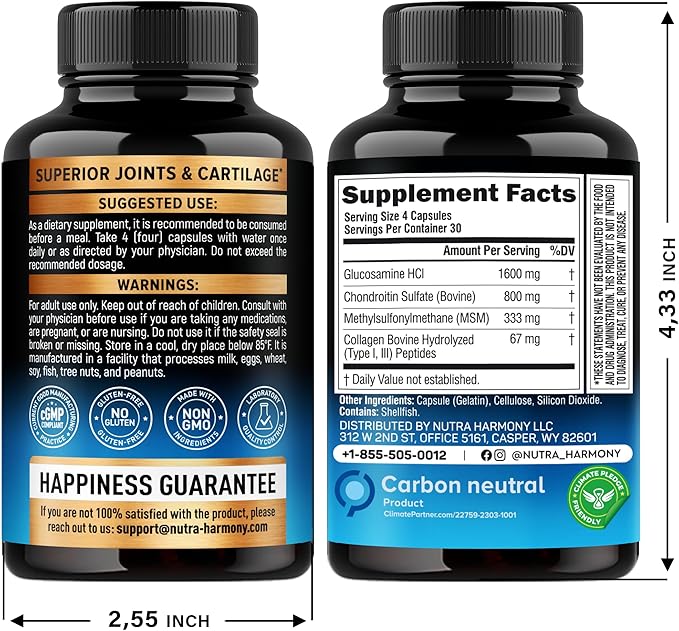 Magnesium Citrate &amp Glucosamine Chondroitin Capsules