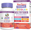 MARYRUTH'S Organic Toddler Multivitamin Gummies | Ages 4+ | Vitamin A C D E B6 B12 Biotin Iodine Zinc | Immunity | Bone &amp Teeth Health | Skin &amp Vision Support | Vegan | Gluten Free | 6