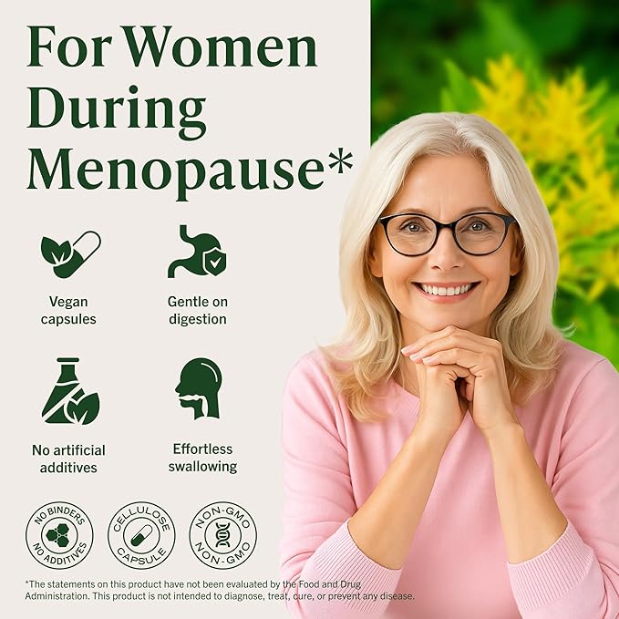 HERBAMAMA Rhodiola Rosea Capsules – Natural Menopause Supplements* for Women – 1000mg Rhodiola Rosea Root Powder per Serving for Women's Relaxation Support – Vegan Non-GMO – 50-Day Supply