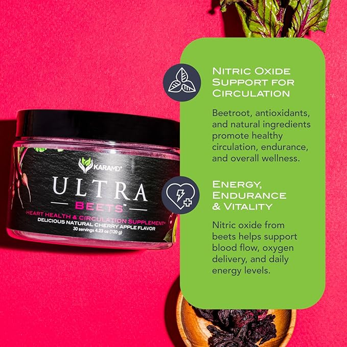 KaraMD Lectin Guard Gut Repair &amp Colon Cleanse Supplement &amp UltraBeets Beetroot Superfood Powder | Lectin Blocker Circulation &amp Energy Support | Non-GMO Gluten Free Vegan (30 Servings)