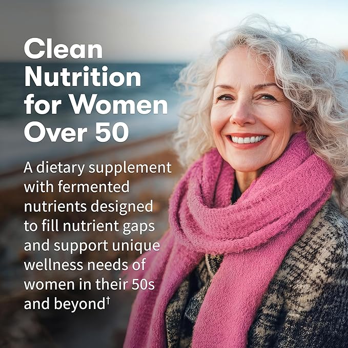 Garden of Life Vitamin Code Multivitamin for Women 50 &amp Over 240 Capsules for Women 50 Plus with B Vitamins Vitamins A C D3 E &amp K CoQ10 Probiotics &amp Enzymes