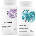 THORNE - Adrenal Support Bundle - Adrenal Cortex and Stress B-Complex - Stress &amp Immune Management - 60 Servings