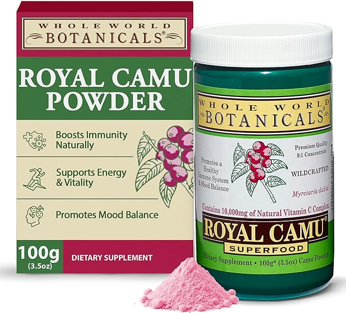 Royal Camu Camu Powder – Natural Vitamin C Source – Antioxidant-Rich Amazon Superfruit – 100g