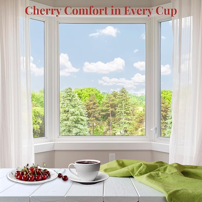 Sleepy Bear Coffee Pods Medium Roast Arabica Rich Flavor Michigan-Made Smooth &amp Sweet No Sugar Added 30ct Pods Compatible with Single-Serve Brewers (Traverse City Cherry Coffee)