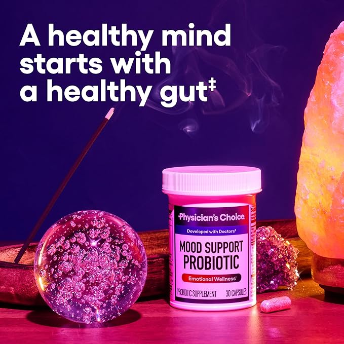 Physician's CHOICE Keep Your Cool Bundle: Mood Support Probiotic + Menopause Probiotic - Supports Hormone Balance Hot Flashes &amp Balanced Mood