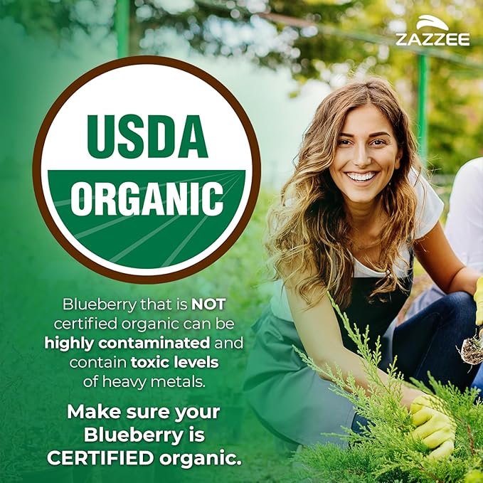 Zazzee Polyphenol Anti Aging Bundle | Antioxidant Rich 10:1 Blueberry Extract and Super Concentrated Pomegranate Extract Capsules | Non-GMO Vegan &amp ISO Lab Tested (120 Servings Each)