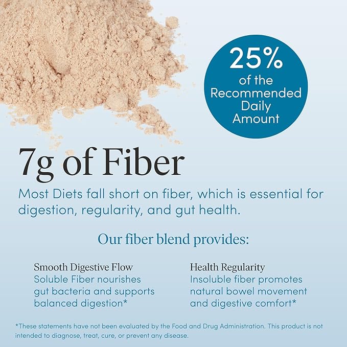 The 'Pause Life Fiber GDX Gluten Free Chia Seed &amp Quinoa Blend Monk Fruit Sweetened Natural Plant Based Dietary Fiber Energy and Digestive Support Unflavored 1 Pack 10.5 OZ