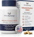 MitoActivator MAX - BioCopper1 Cu1 (Cunermuspir) 2.0mg Maximum Strength Bioavailable Copper - Mitochondrial NAD+ ATP Booster Anti-Aging Anti-Graying Tick Immune Support - 60ct