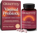 Vaginal Probiotics for Women with Akkermansia L. Crispatus Cranberry Pills &amp D-Mannose - Supports Vaginal pH Balance for Women UTI Support &amp BV Prevention - 60 Day Supply | USA Made