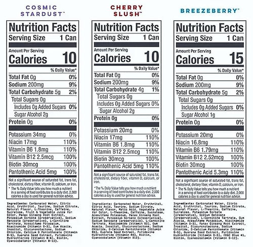 (15 Packs) Alani Nu Energy Drink Variety Pack | 12 Different Flavors : Mimosa  Arctic White  Dream Float Blue Slush  Breezeberry Cherry Slush Hawaiian Shaved Watermelon Wave -12 fl. oz. (Packin