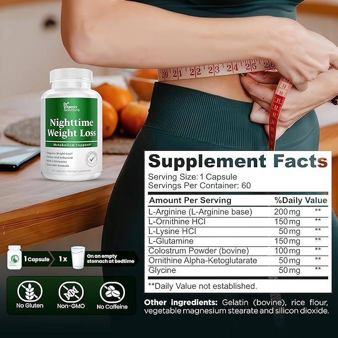 DR VITAMIN SOLUTIONS Nighttime Fat Burner &amp 15 Day Cleanse for Bloating &amp Weight Loss Bundle 90 Caps