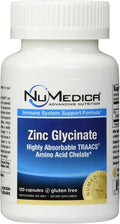 NuMedica - Zinc Glycinate 20mg - 120 Vegetable Capules