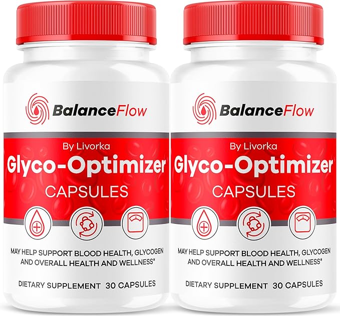 (2 Pack) Balance Flow Glyco Optimizer Balance Flow Balance Flow Glycol Optimizer Supplement BalanceFlow Support Capsules Balance Flow Blood Support Advanced Formula 60 Capsules for 2 Months