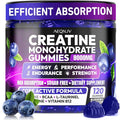Creatine Gummies Monohydrate Complex for Men &amp Women 9000MG Creatine Pre-Workout Supplement Enhance Muscle Strength Recovery Cognitive Health &amp Memory 120 Gummies Sugar Free Vegan Non-GMO