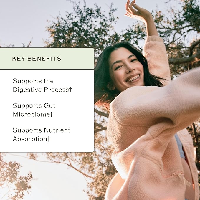 Amy Myers MD Complete Enzymes - Digestion Supplement for Gut Health Support - Digestive Enzyme Blend for Immune System Health - Aids Against Stomach Issues - 120 Capsules (60 Servings)