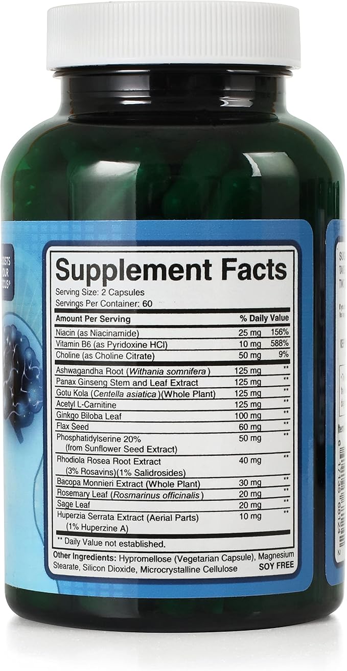 VITA VOCAL Premium Memory Focus Supplement Boosts Clarity and Concentration | Brain Booster