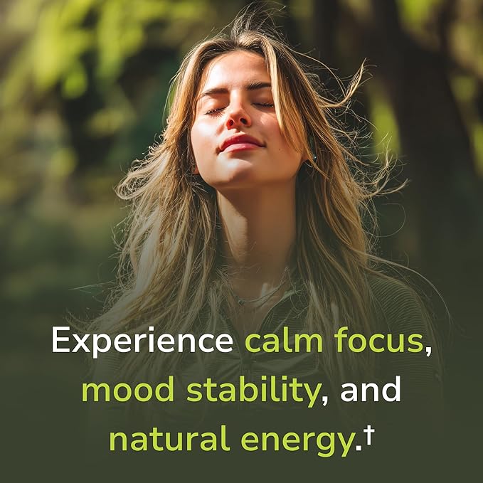 Vinco Inc - Stress Redux+ Advanced Adrenal &amp Cortisol Daily Supplement | (60 Capsules) | Reduce Stress &amp Fatigue | Supports Mood Balance Focus &amp Emotional Well-Being | Gluten Free