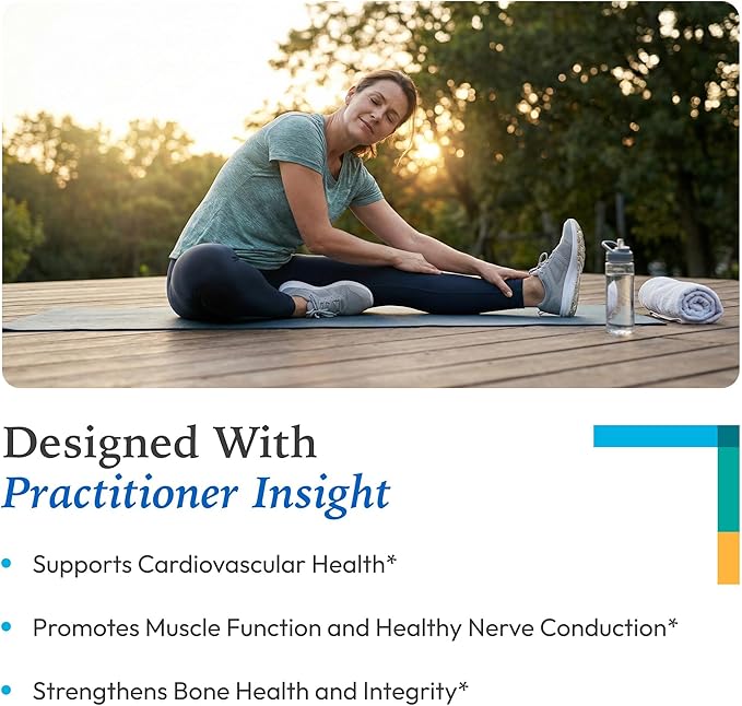 XYMOGEN OptiMag 125 - Magnesium Glycinate &amp Malate - Muscle &amp Nervous System Support - Gentle Daily Magnesium - 120 Capsules