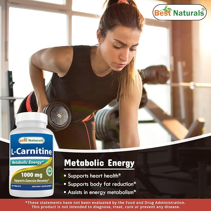 Best Naturals L-Carnitine 1000mg &amp L-Glutamine 1000mg